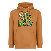 Meerkat Lucky Saint Patricks Day Heavyweight Hoodie - CowhideDigitalArt