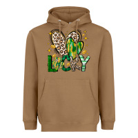 Toasted Coconut Lucky Saint Patricks Day Heavyweight Hoodie - CowhideDigitalArt