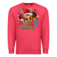 Cardinal Merry Christmas Premium Sweatshirt - CowhideDigitalArt