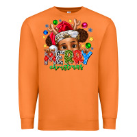 Carrot Merry Christmas Premium Sweatshirt - CowhideDigitalArt
