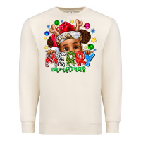 Sandshell Merry Christmas Premium Sweatshirt - CowhideDigitalArt