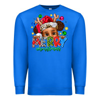 True Royal Merry Christmas Premium Sweatshirt - CowhideDigitalArt