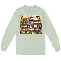Matcha no one will be taking my guns Long Sleeve Tee - TumblerDesignByShophia