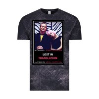 Cloud Black Lost in Translation Poster GIFT Vintage Tee - trangStudio