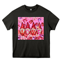 Asphalt love gnomies with gift boxes Heavy Core Tee - NancyCooperArtShop
