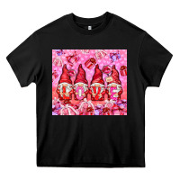 Black love gnomies with gift boxes Heavy Core Tee - NancyCooperArtShop