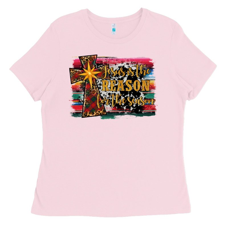 Jesus İs The Reason For The Season Christmas Ladies Tee by RanaPortraitStore | Teevron