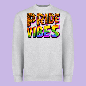 Pride Vibes Heavyweight Sweatshirt Designed By Oliviacreatesart