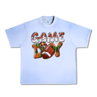 Grape Ice Game day leopard Football Urban Heavy Tee - NancyCooperArtShop