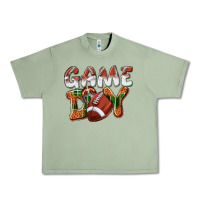 Oil Green Game day leopard Football Urban Heavy Tee - NancyCooperArtShop