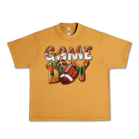 Peanut Butter Game day leopard Football Urban Heavy Tee - NancyCooperArtShop
