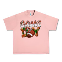 Salmon Game day leopard Football Urban Heavy Tee - NancyCooperArtShop
