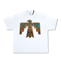 White thunderbird Urban Heavy Tee - JahusDesignShop