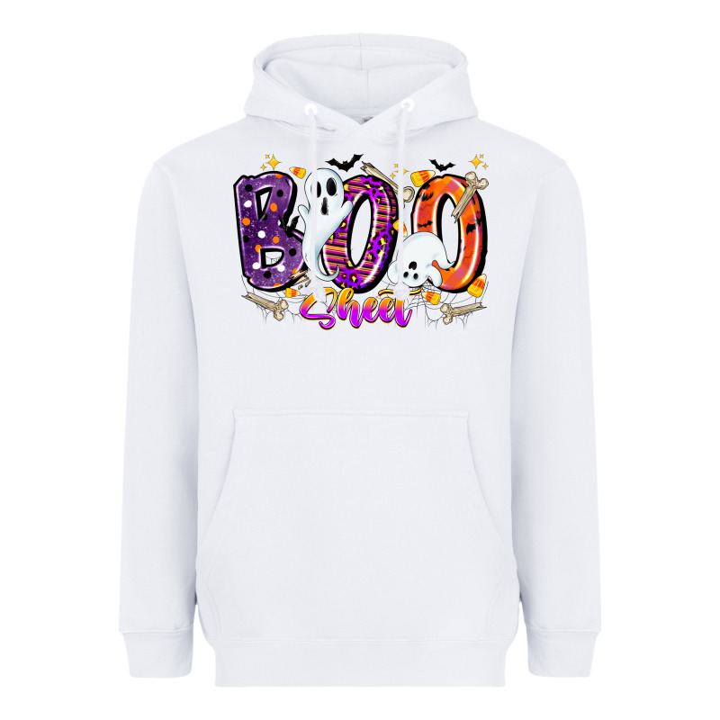 Boo Sheet Heavyweight Hoodie by CowhideDigitalArt | Teevron