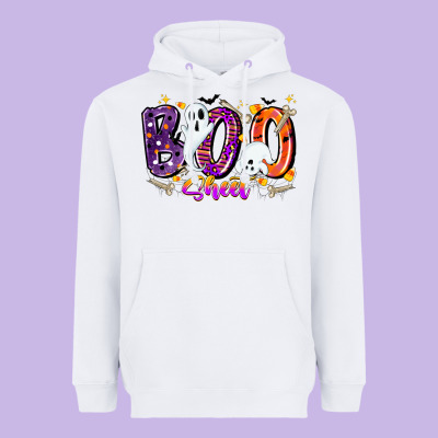 Boo Sheet Heavyweight Hoodie Designed By Cowhidedigitalart