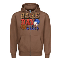 Chestnut game day vibes Zipper Hoodie - BundleAndBundleShop