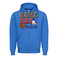 True Royal game day vibes Zipper Hoodie - BundleAndBundleShop