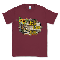 Burgundy life is better in boots Classic Tee - Bettercallsaul