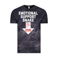 Cloud Black Mens Crude Humor Inappropriate Emotional Support Snake Halloween Vintage Tee - trangStudio