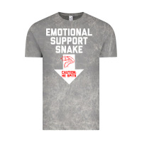 Cloud Rock Mens Crude Humor Inappropriate Emotional Support Snake Halloween Vintage Tee - trangStudio