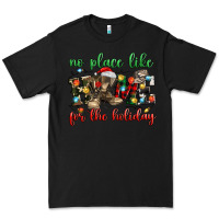 Black no place like for the holiday Premium Tee - MaliasSmallBusiness