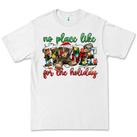 White no place like for the holiday Premium Tee - MaliasSmallBusiness