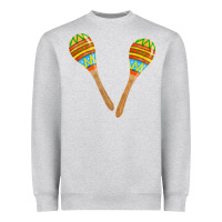 Heather Grey maracas fa element Heavyweight Sweatshirt - FaDigitalArtStudio