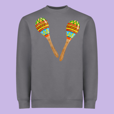 Maracas Fa Element Heavyweight Sweatshirt Designed By Fadigitalartstudio