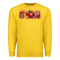 Lemon Merry Christmas Premium Sweatshirt - CowhideDigitalArt