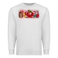 Oatmeal Heather Merry Christmas Premium Sweatshirt - CowhideDigitalArt