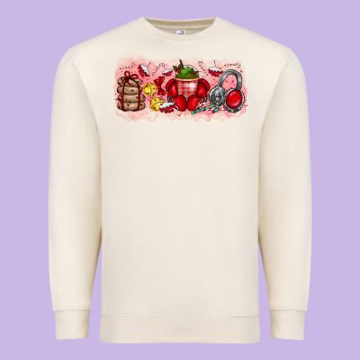 Merry Christmas Premium Sweatshirt Designed By Cowhidedigitalart