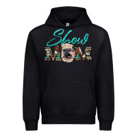 Black show mom aztec cowhide heifer Urban Hoodie - Artiststas
