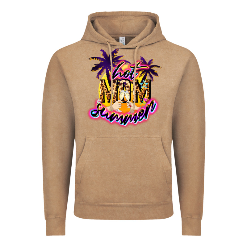 Hot Mom Summer Vintage Hoodie by NancyCooperArtShop | Teevron