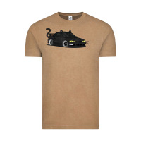 Vintage Coffee spooky halloween jdm s14 silvia 240sx black cat illustrated t shirt Vintage Tee - trangStudio
