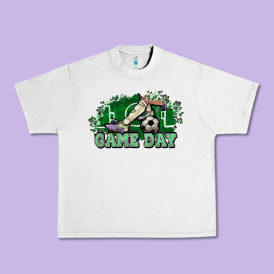 Game Day Soccer Urban Heavy Tee Designed By Nancycooperartshop