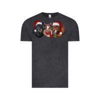 Vintage Black christmas heifers Vintage Tee - RanaPortraitStore