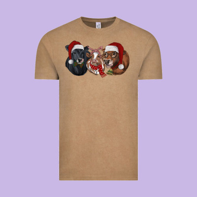 Christmas Heifers Vintage Tee Designed By Ranaportraitstore