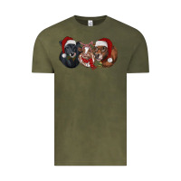 Vintage Olive christmas heifers Vintage Tee - RanaPortraitStore