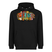 Black basketball vibes Heavyweight Hoodie - CowhideDigitalArt