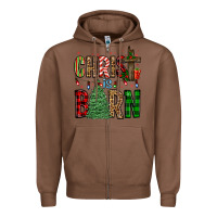 Chestnut christ is born Zipper Hoodie - FaDigitalArtStudio