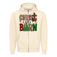 Sandshell christ is born Zipper Hoodie - FaDigitalArtStudio
