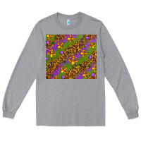 Heather Grey Mardi Gras tumbler Long Sleeve Tee - HowdyJamesFarm