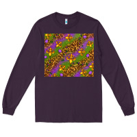 Plum Mardi Gras tumbler Long Sleeve Tee - HowdyJamesFarm
