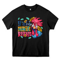 Black yall aint right with chicken Heavy Core Tee - NancyCooperArtShop