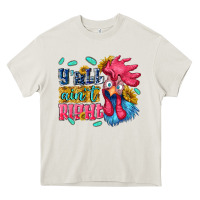Cream yall aint right with chicken Heavy Core Tee - NancyCooperArtShop