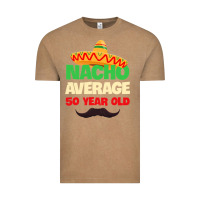Vintage Coffee Mens Nacho Average 50 Year Old Cinco de Mayo 50th Birthday Vintage Tee - trangStudio