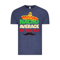 Vintage Denim Mens Nacho Average 50 Year Old Cinco de Mayo 50th Birthday Vintage Tee - trangStudio