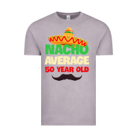 Vintage Zinc Mens Nacho Average 50 Year Old Cinco de Mayo 50th Birthday Vintage Tee - trangStudio