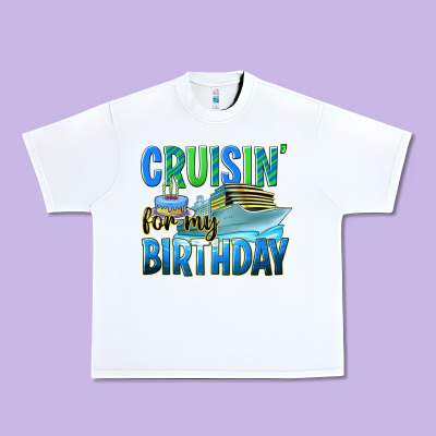 Cruisin' For My Birthday Urban Heavy Tee Designed By Texasbilliewilder