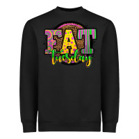 Black mardi gras fat tuesday Heavyweight Sweatshirt - OliviaCreatesArt